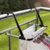 Hanging balcony outdoor railing Multi-purpose radiator drying rack Foldable drying rack Diaper towel rack