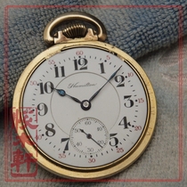 American HAMILTON classic railway grade 992 pocket watch 21 diamonds 16s 1923