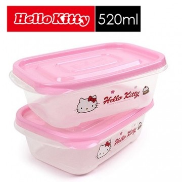 乐扣乐扣 Hello Kitty EZ Lock保鲜盒二入组520ML (LKT804)