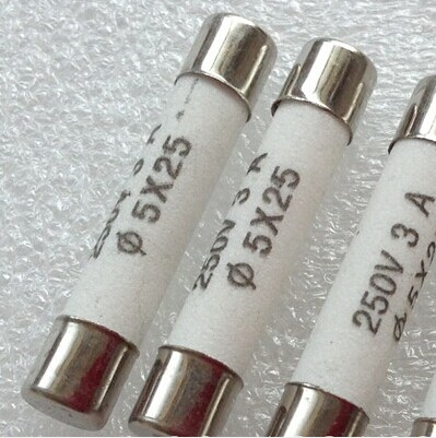 Fuse fuse 5*25 250V 1A 2A 3A 4A 5A 5A ceramic insurance tube diameter 25 mm