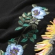 18 mùa hè mới châu Âu và Mỹ thương hiệu thêu hoa hổ đầu ve áo polo áo cotton đôi mẫu áo thun nam ngắn tay áo thun có cổ Polo