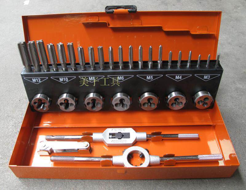 German HWB Hanwei Fort 32 pieces metric tap wrench set 3-12mm