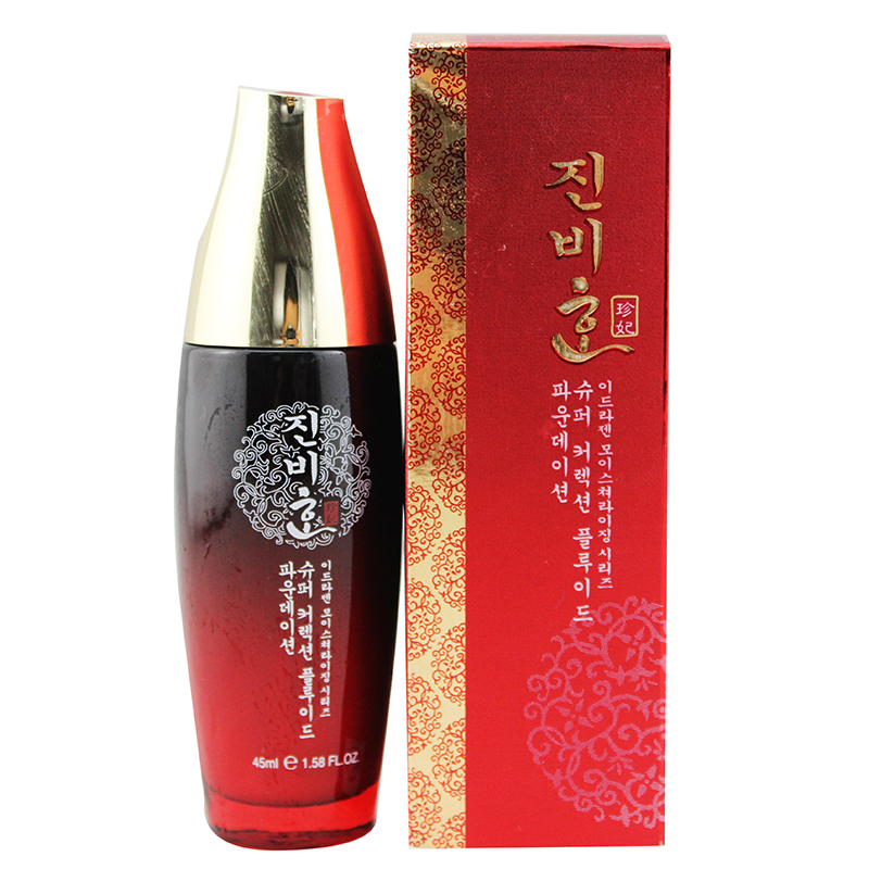 珍妃水分缘保湿精致修颜绝配粉底液45ml象牙白自然色正品