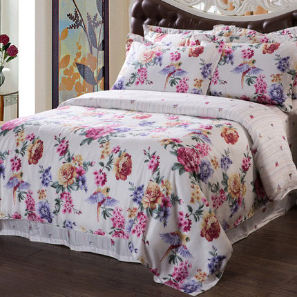 Ypoetry Home Bedding All-day Silk Blossom Diameter Four Sets High-end Atmosphere k210 Gift Exemption