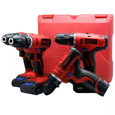 New Beax GBK2-6612TS Two Speed Lithium Driver Screwdriver Rechargeable Electric Drill Double Battery