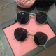 Phiên bản Hàn Quốc tùy chỉnh của kính râm kim loại tròn siêu nhẹ hoang dã Harajuku Châu Âu và Hoa Kỳ retro kính râm mặt sửa chữa nam và nữ thủy triều