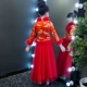 Cô gái dạ hội mùa đông phong cách Trung Quốc trẻ em váy cưới fluffy hoa cô gái nhỏ chủ trang phục catwalk trang phục công chúa váy váy công chúa trẻ em Váy trẻ em
