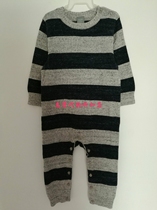 Gap counter for boys and girls wide stripes cotton knitted jumpsuit 112544 tag 229