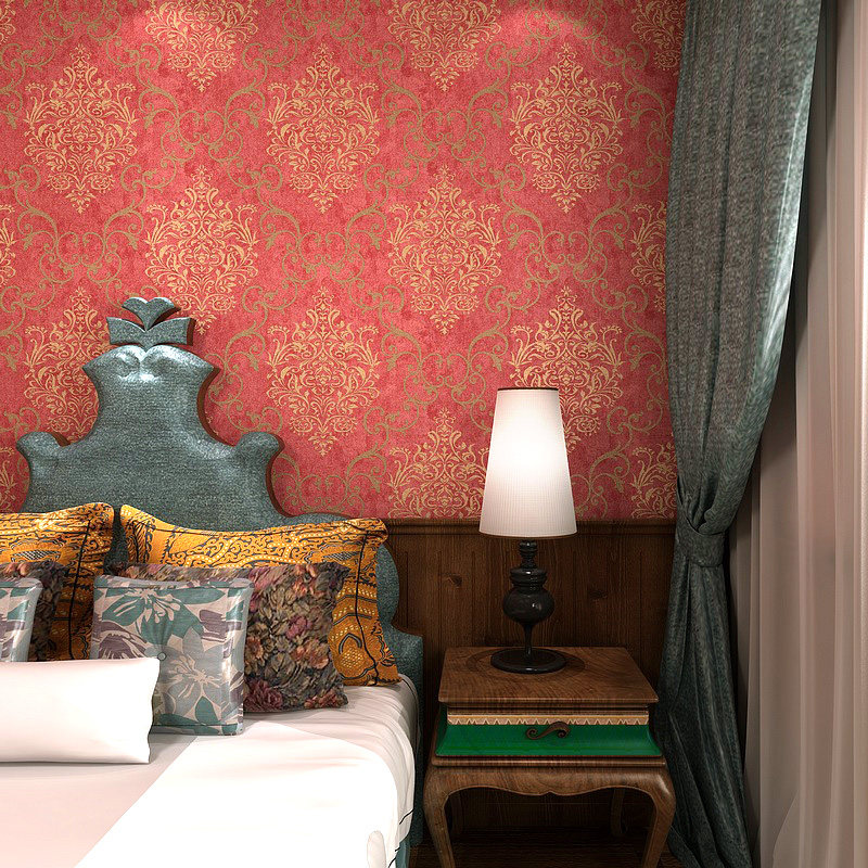 ��ʫ��ŷʽ����ʿ���ɫǽֽG0007