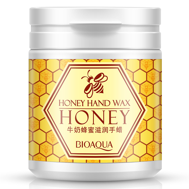 Poequanya milk honey nourishing hand wax hand film hand care water moisturizing moisturizing to horniness-Taobao