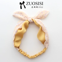 Zuosisi Cô gái tóc Hàn Quốc ban nhạc phụ huynh-trẻ em phụ kiện tóc bé gái tai thỏ headband phong cách dễ thương kẹp tóc hàn quốc hot trend