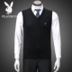 Playboy cashmere vest nam cổ chữ V len trung thu mùa thu và áo len mùa đông áo len vai vest bố áo khoác len nam Dệt kim Vest