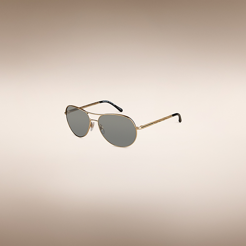 Burberry博柏利 Gabardine 系列飞行员太阳眼镜 39881441