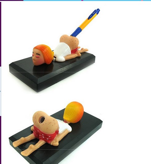 Novelty funny vent anger pen holder voice strange pen holder Boyfriend and girlfriend friends colleagues Creative personality gifts