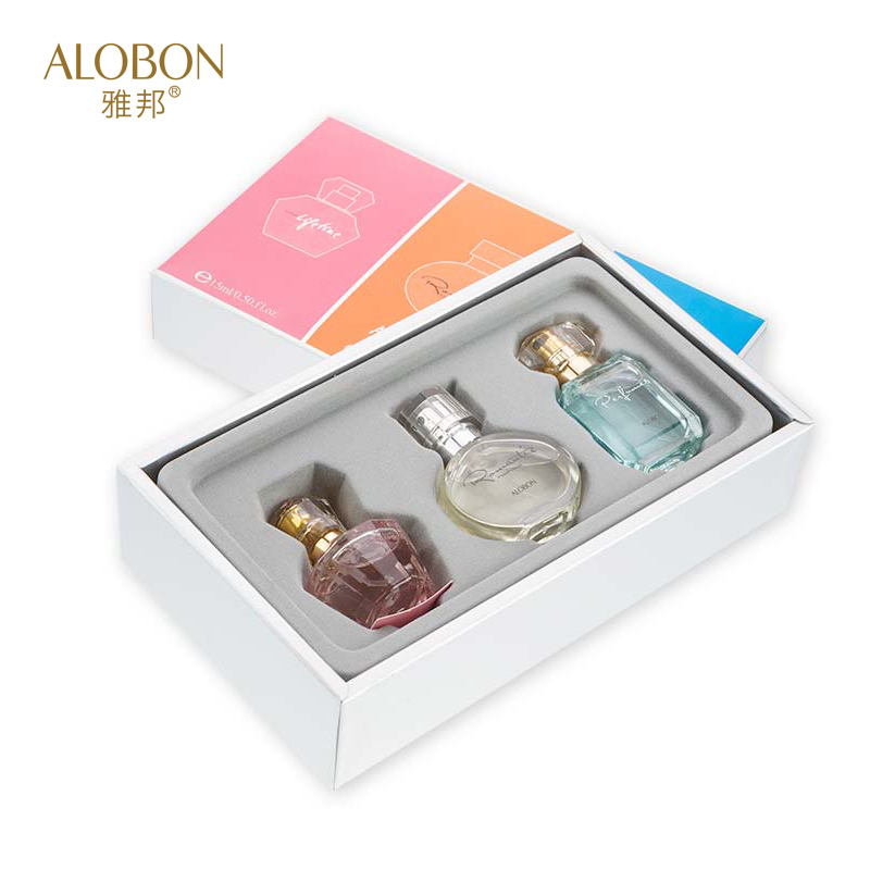 ALOBON/雅邦香水套装3件清新淡香豪华包装送礼必备香味持久女士香