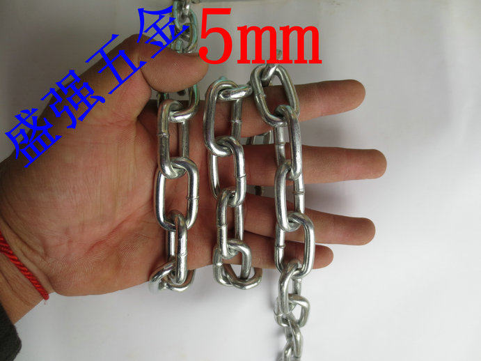5mm thick galvanized welded iron chain Garden chain Priced in meters 2 2 5 3 4 6 7 8 10 Complete