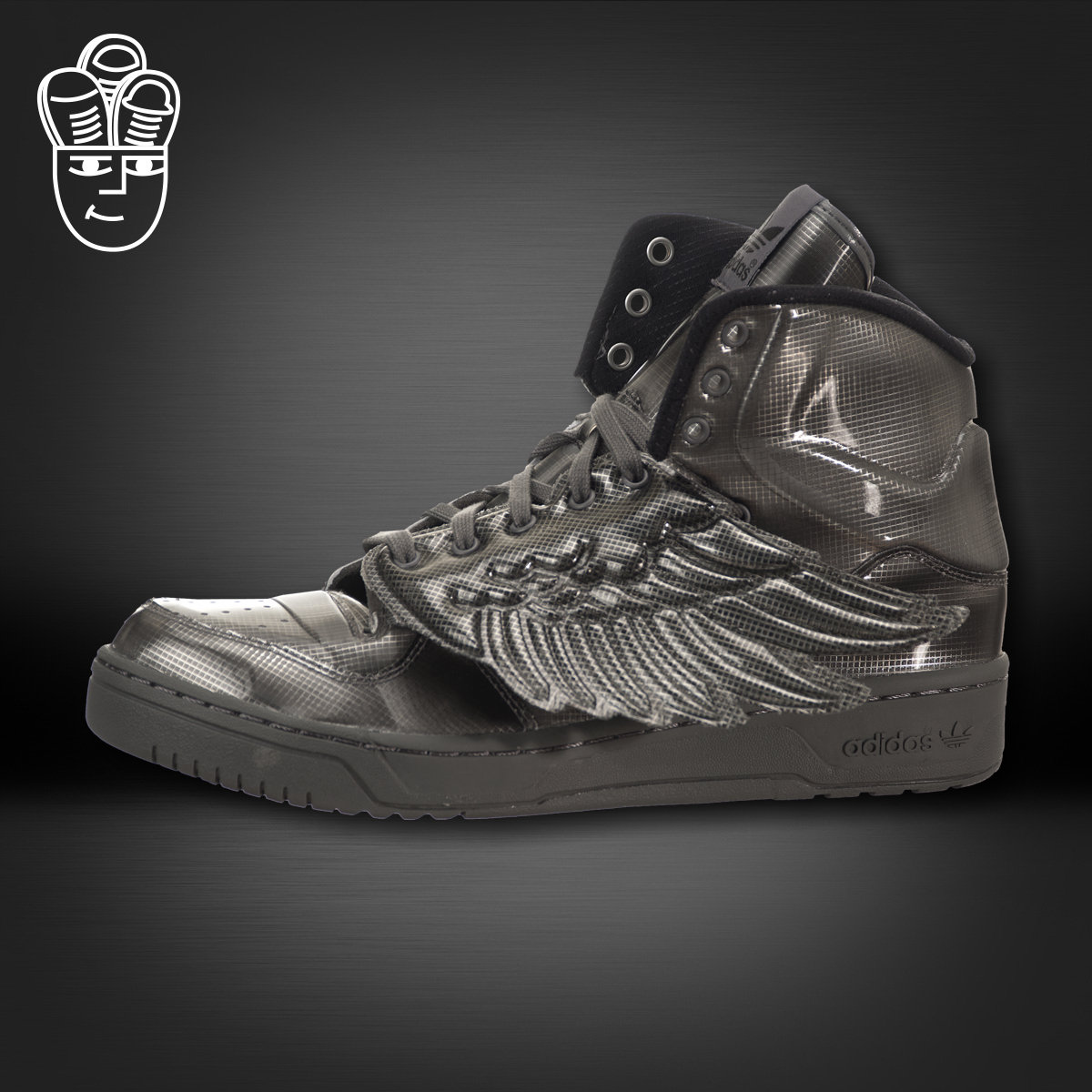 阿迪达斯Adidas Jeremy Scott Wings JS限量银色翅膀 男子板鞋