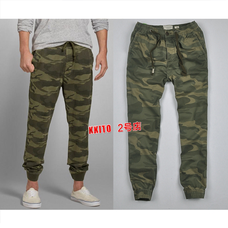 A Brand Men's Casual Pants Spring New Style Washed Pure Cotton Jogger Pants Camouflage Workwear Slim-Fit Long Pants A Brand Men's Casual Pants Spring New Style Washed Pure Cotton Jogger Pants Camouflage Workwear Slim-Fit Long Pants