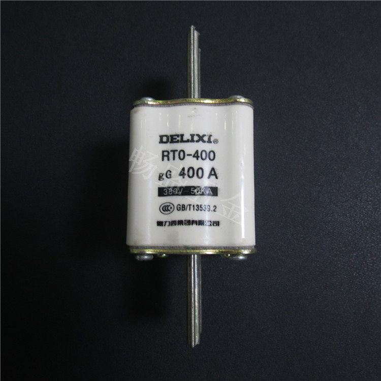 China Delixi has filled tube fuse RT0 - 400A RTO - 400A core all silver