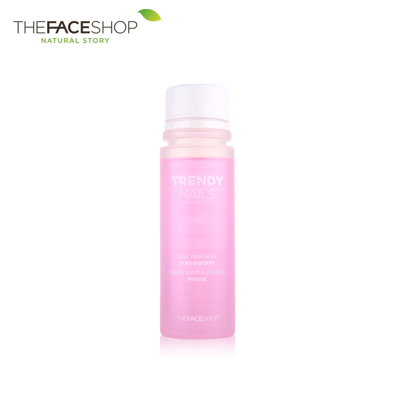 The Face Shop/菲诗小铺 草莓洗甲水卸甲水 韩国植物护甲温和清洁