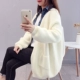 Áo len len mùa xuân Áo len nữ màu đỏ dày vừa phải Sinh viên retro Hàn Quốc 2018 Đầu xuân mới - Đan Cardigan