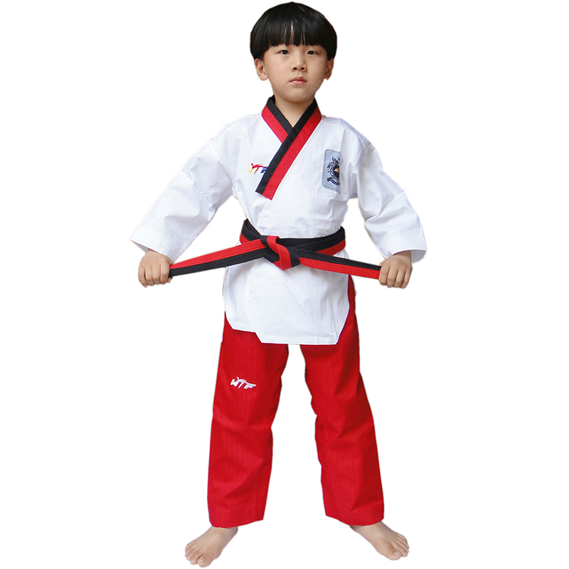 Taekwondo products snobby clothes for adults Children's style clothes Korean imported TKD special fabrics have a product