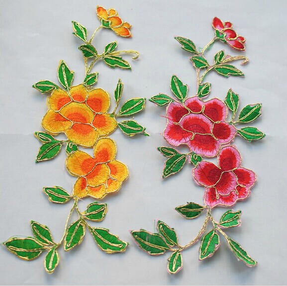 New DIY Material Show Clothing Accessories National Embroidery Clothing Flower Patch Ironing P23 Clothing