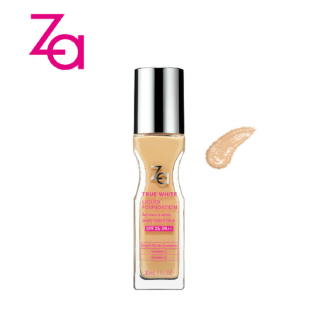 Za/姬芮 新能真皙美白粉底液30ml 4色选 保湿隔离遮瑕 白皙亮肤