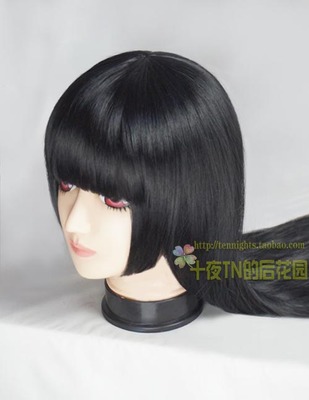 taobao agent Ten Night TN-Black San Dao Pingzi Hell Girl Yan Mo Ai Cos Play wig