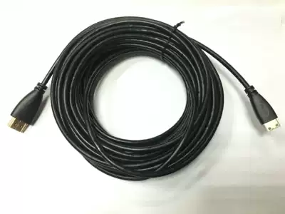 HD data cable Mini HDMI to HDMI cable MINI HDMI large to small transmission cable 10 meters