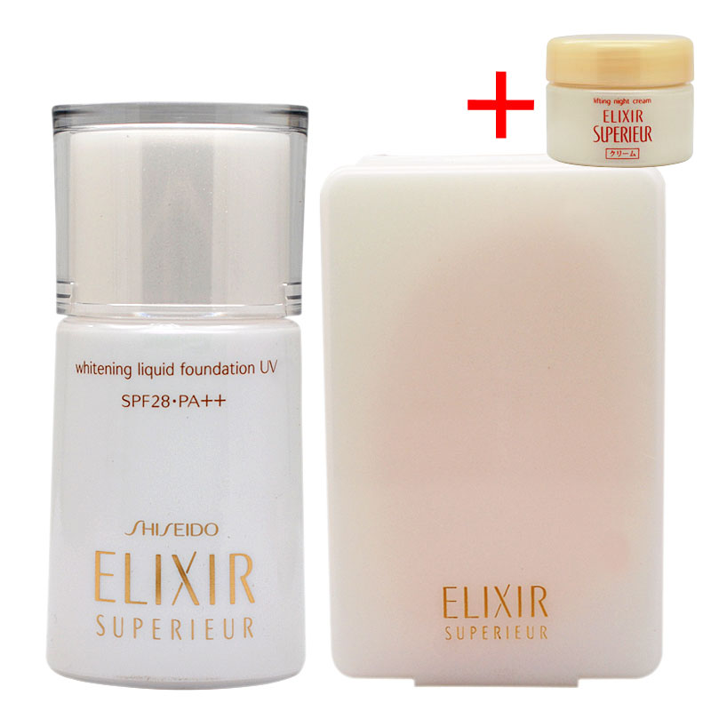 专柜正品怡丽丝尔优悦活颜美白透采液体粉底25ml72美白遮瑕清爽