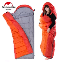 NatureHike Du lịch nhẹ Cắm trại Bông lụa Túi ngủ Phong cách phong bì Có thể được ghép nối Nhẹ và lưu trữ tốt - Túi ngủ túi ngủ shopee