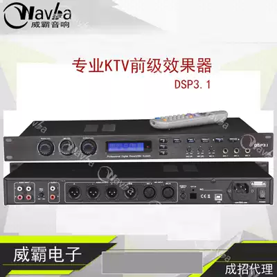 DSP3 1 front effect device Professional KTV mixer anti-howling call front microphone processor digital front stage