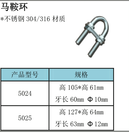 Yacht Rings Marine U Type Ring Marine Rings Saddle Ring For Marine Rings