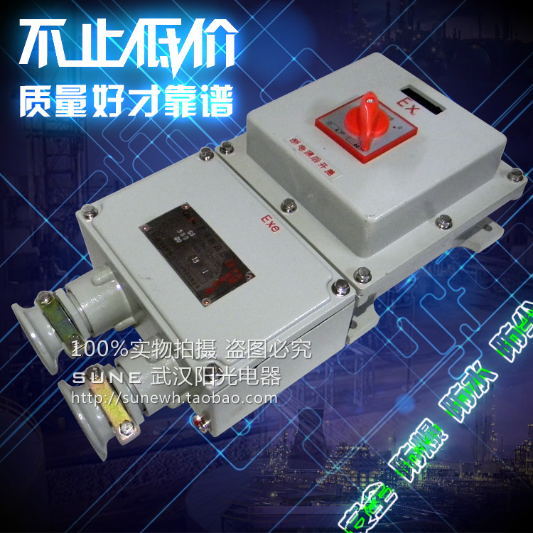 BLK52 explosion-proof circuit breaker BDZ52-60 3 explosion-proof switch 63A Shanghai People's Enterprise Group 3p 4p