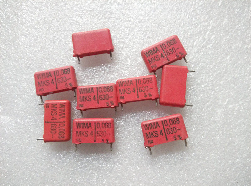 Disassembly machine German WIMA Red Weima MKS4 series 630V0 068UF 683 fever coupling film capacitor