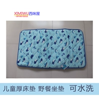 Xuất khẩu Nhật Bản dày nệm gấp trẻ em pad trẻ em đệm giường nhíp bé bông pad hoạt hình pad nệm kymdan khuyến mãi