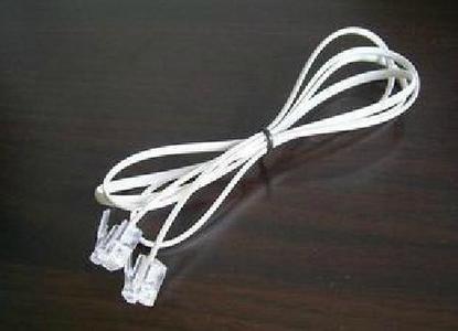 Telephone line 1 meter extension line High quality crystal head RJ11 extension line 1 meter line