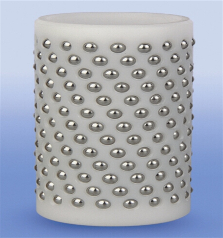 Ball bearing plastic cover steel ball bush steel ball guide sleeve plastic holding frame 20 25 25 28 32 38 50 60