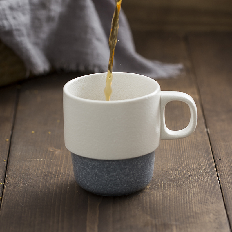 The Nordic INS glass ceramic cups with cover han edition home mugs contracted couples a creative trend