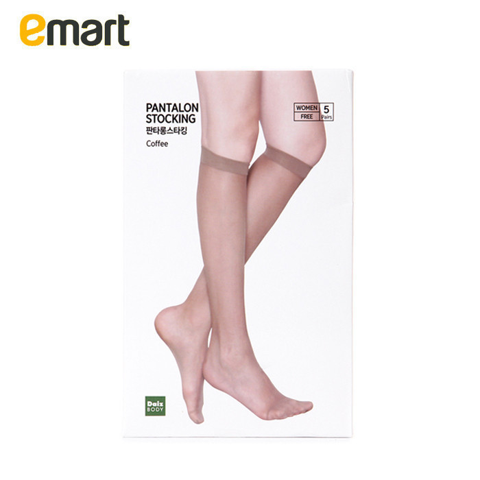 *EMART韩国进口Daiz5双装咖啡色光腿神器防裂袜空气丝袜