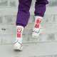 Tide thương hiệu phong cách INS thể thao hip-hop Trung Quốc bạo lực trong vớ cotton ống vớ adidas Vớ bông
