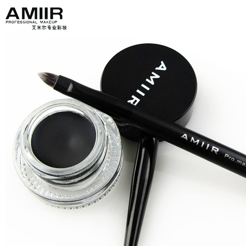 AMIIR艾米尔 眼线膏笔快干防水不晕染黑色浓密不晕妆送眼线刷 BY