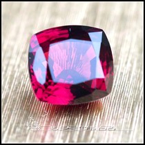 (Fanfeitian) 10 6CT fully pure pyrope garnet bare stone large ring face with certificate