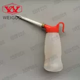 Высококачественное 180 мл швейного масляного горшка/пластиковый масляный кастрюль/косой горшок с масляным кастрюлем/заостренная горшка с осажденным во рту.