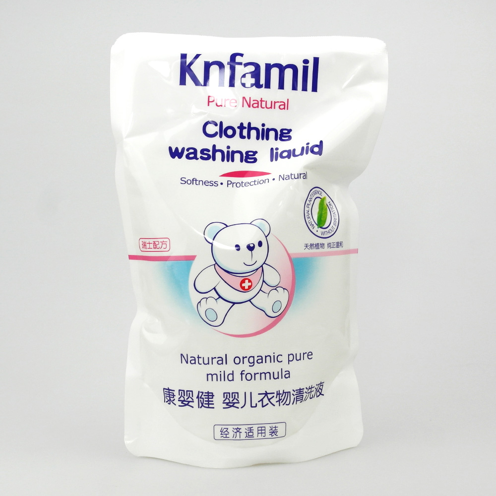 康婴健婴儿衣物清洗衣液 宝宝洗衣液天然无刺激500g KYJ057