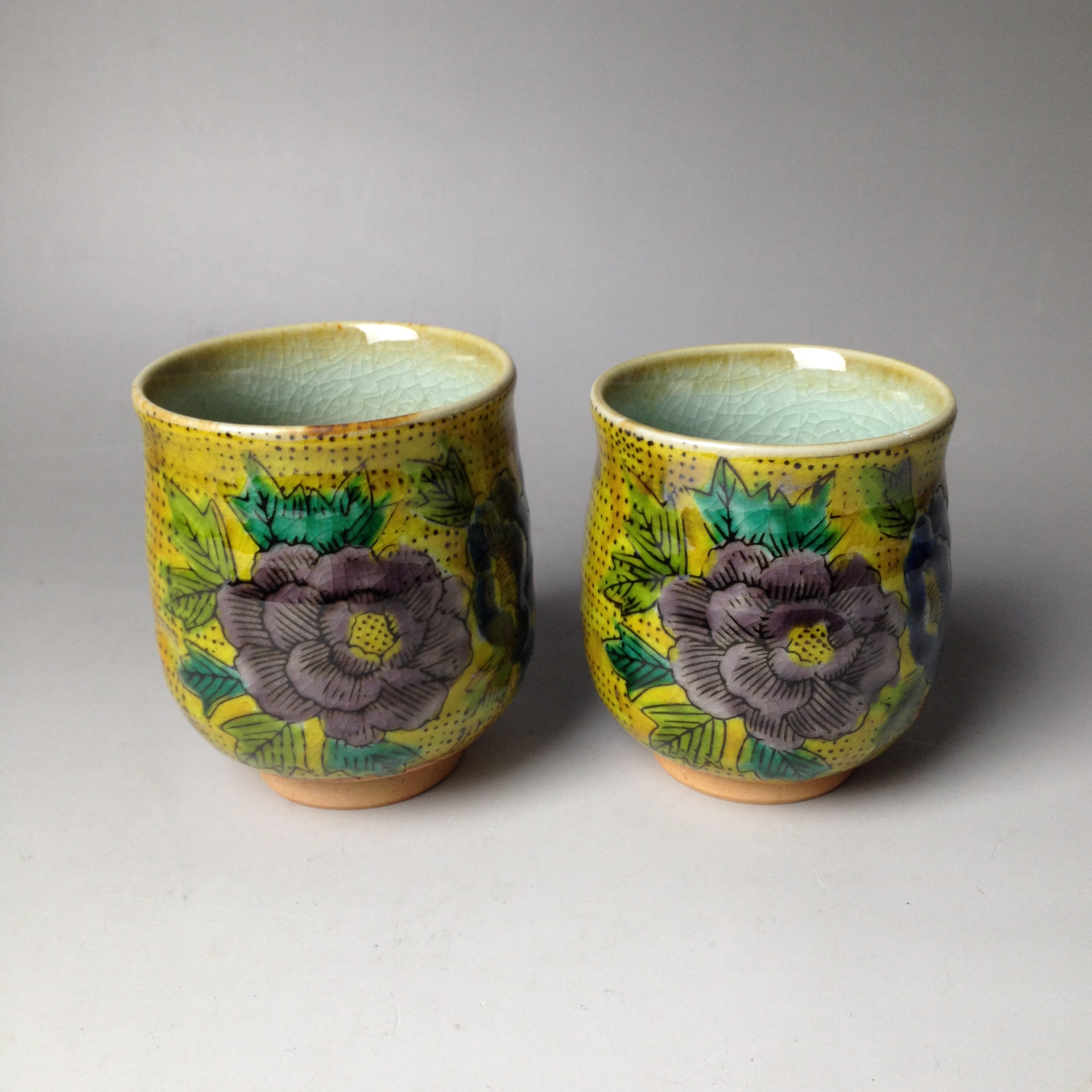 Nine-valley burning couple's cup lovers' cup tea tea cup water cup co-two pieces of Japanese reflux