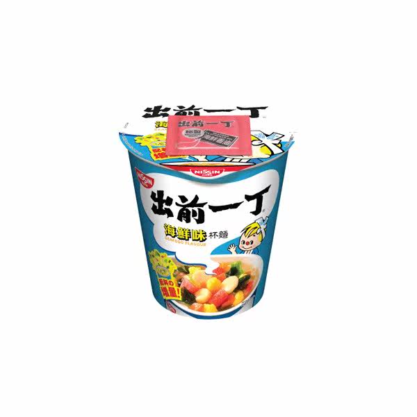 [日清]出前一丁海鲜味即食面 (杯面)72g台湾官网直邮进口