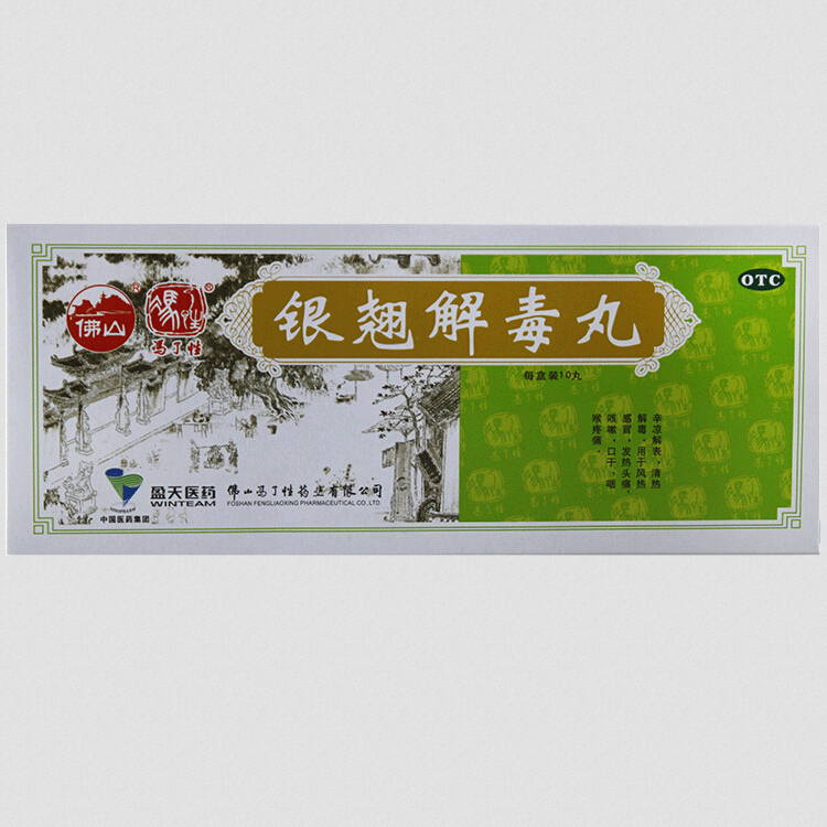佛山 银翘解毒丸 9g*10丸/盒 清热解毒 风热感冒 咽喉肿痛