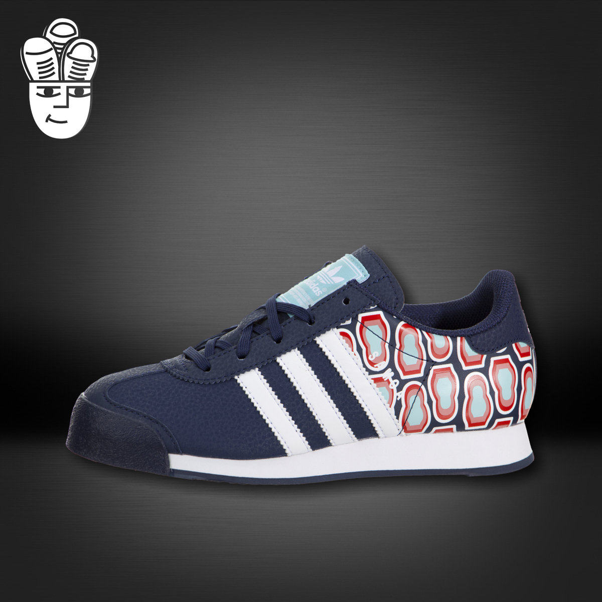 Adidas Samoa 三叶草 儿童鞋 低帮板鞋 运动休闲旅游鞋
